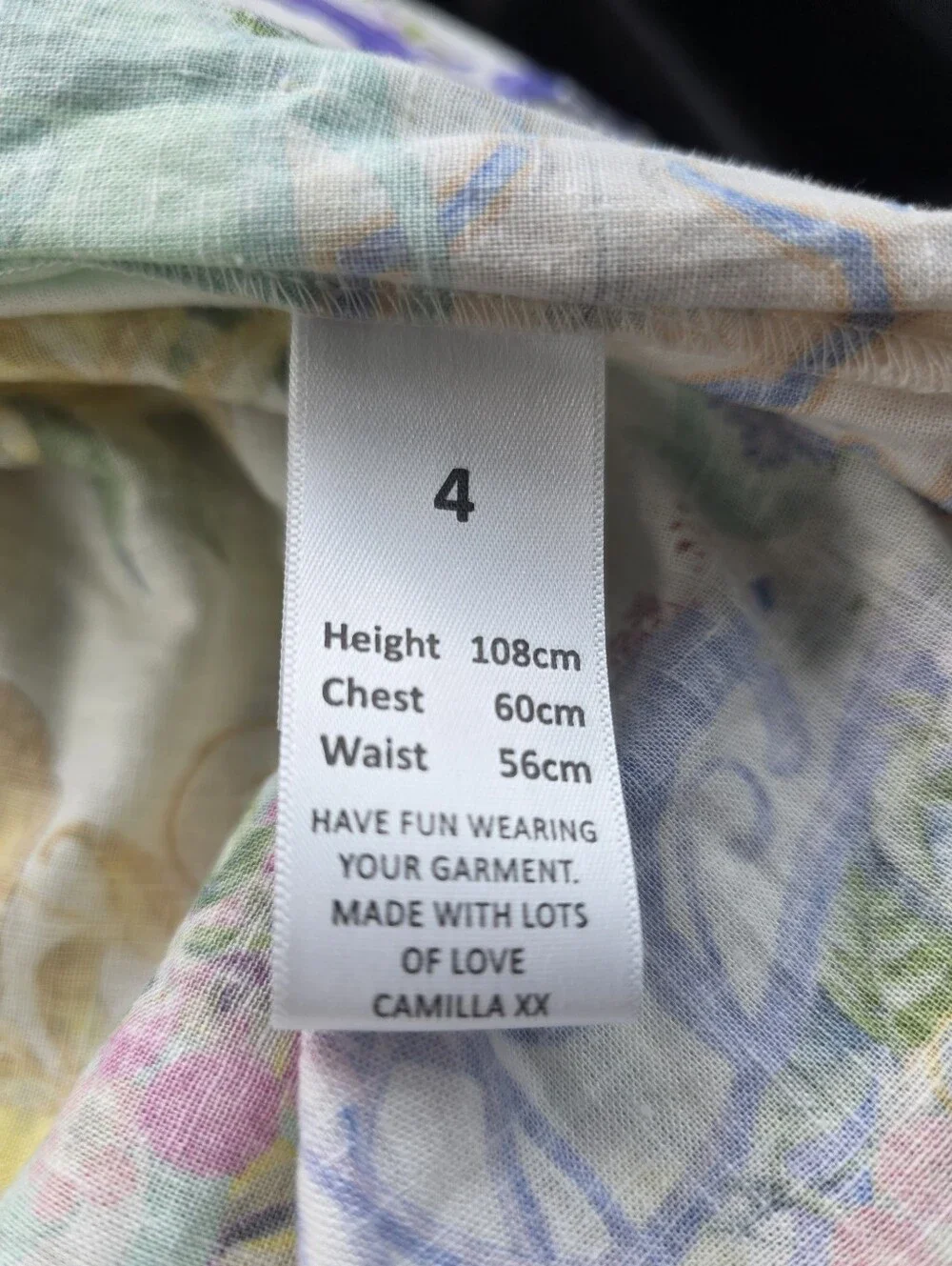 Milla By CAMILLA LUXERY AUSTRALIAN LINEN Bright Yellow Floral Girls' Sundress 4